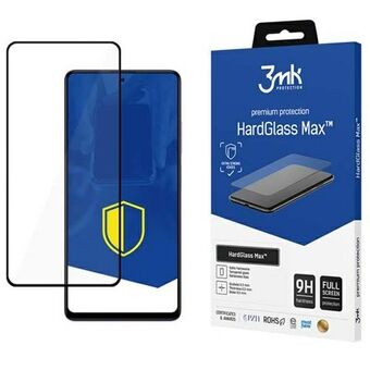 3MK HardGlass Max Xiaomi Redmi Note 12 Pro / 12 Pro+ / 12E / POCO X5 Pro svart/svart Helskärmsglas