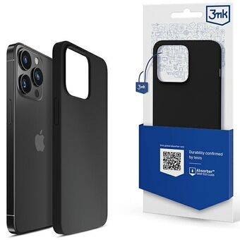 3MK Silikonskal iPhone 14 Pro 6.1" svart/svart