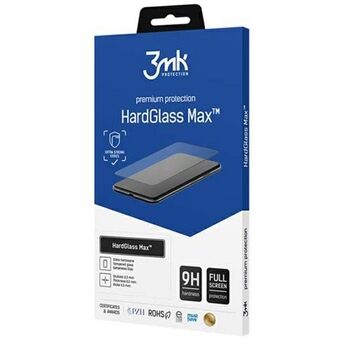 3MK HardGlass Max Sam S24+ S926 svart/svart, Fullscreen Glass