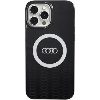 Audi IML Stort Logotyp MagSafe-skal till iPhone 13 Pro Max 6.7" svart hårt skal AU-IMLMIP13PM-Q5/D2-BK