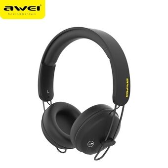 AWEI Bluetooth-hörlurar A800BL svart/svart