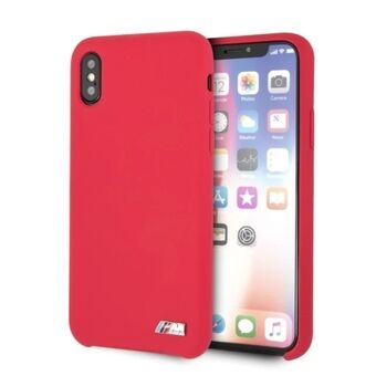 Etui hardcase BMW BMHCPXMSILRE iPhone X /Xs röd Silicone M Collection