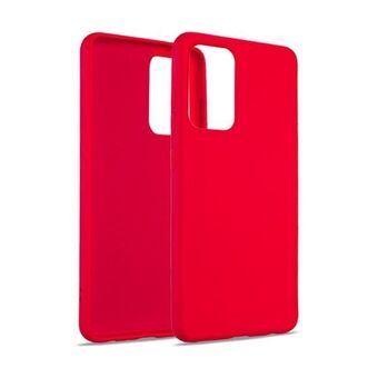 Beline Fodral Silikon iPhone 12/12 Pro 6.1" röd/röd