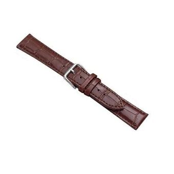 Beline Klockarmband 22mm Croco brun/brun