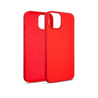 Beline Fodral Silikon iPhone 14 6.1" röd/röd