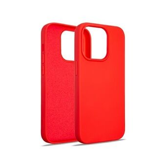 Beline Fodral Silikon iPhone 14 Pro 6.1" röd/röd