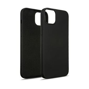 Beline Fodral Silikon iPhone 14 Plus 6,7" svart/svart
