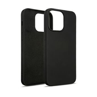 Beline Fodral Silikon iPhone 14 Pro Max 6,7" svart/svart