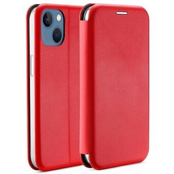 Beline Book magnetfodral iPhone 14 Plus 6,7" röd/röd