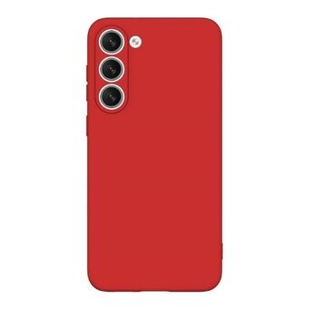 Beline Silikonfodral Samsung S23 Plus S916 röd/röd