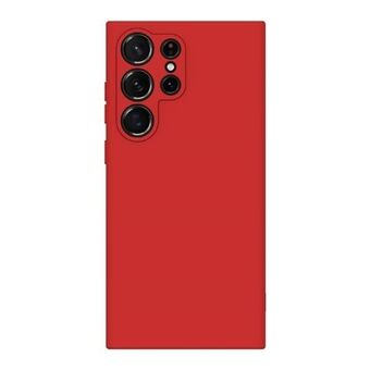 Beline Silikonfodral Samsung S23 Ultra S918 röd/röd