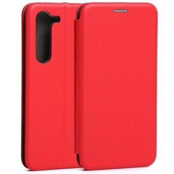 Beline Case Book Magnetic Sam S23+ S916 röd/röd
