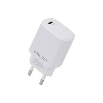 Beline Ład. siec. 1x USB-C 20W biała /vit (endast huvud) PD 3.0 BLNCW20