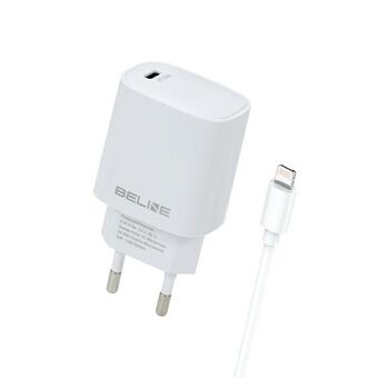 Beline Ład. siec. 1x USB-C 20W + kabel lightning biała /white PD3.0 BLNCW20L
Beline laddare för vägguttag. 1x USB-C 20W + vit lightning-kabel / vit. PD3.0 BLNCW20L.
