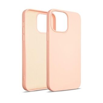Beline-fodral i silikon för iPhone 15 Pro Max 6,7" rosa-guld.