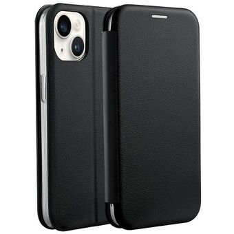 Beline fodralbok magnetisk iPhone 15 Plus 6,7" svart/svart