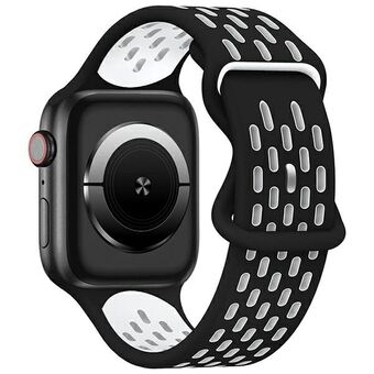 Beline armband Apple Watch Nytt Sport Silikon 42/44/45/49mm svart-vit svart/vit låda