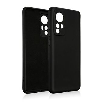 Beline Etui Silikon Xiaomi Redmi 12 svart/svart