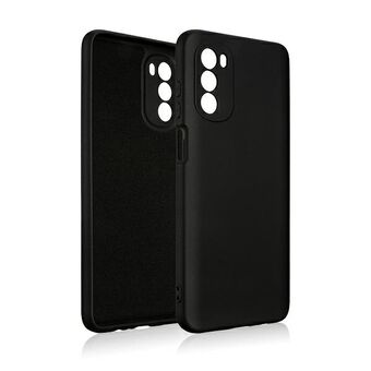 Beline Etui i silikon för Motorola Moto G82 5G, svart/svart