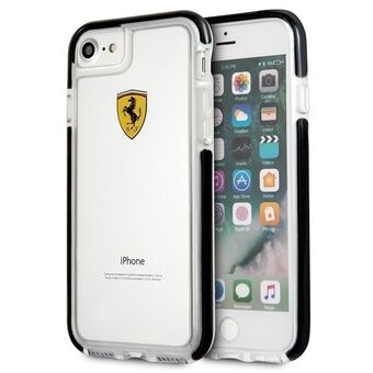 Ferrari Hardcase FEGLHCP7BK iPhone 7/8 SE 2020 / SE 2022 Stötsäker transparent svart