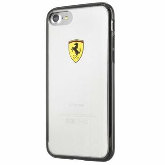 Ferrari Hardcase FEHCP7BK iPhone 7/8 / SE 2020 / SE 2022 Svart / Transparent Racing Shield