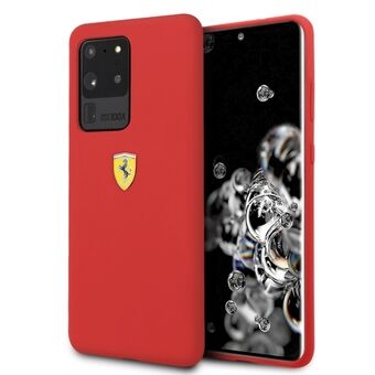 Ferrari Hardcase FESSIHCS69RE S20 Ultra G988 röd / röd silikon