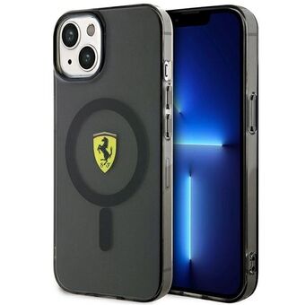 Ferrari FEHMP14SURKK iPhone 14 6.1" svart/svart hårdfodral Translucent Magsafe