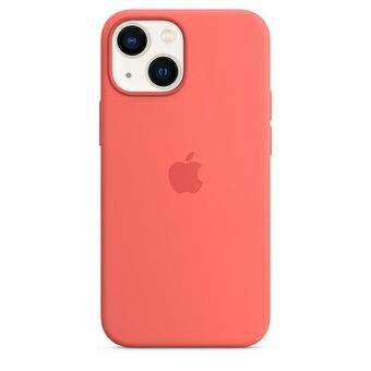 Fodral Apple MM1V3ZM / A iPhone 13 Mini 5.4" MagSafe rosa pomelo / pomelo rosa silikonfodral