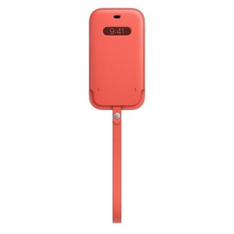 Apple MHYA3ZM / A iPhone 12/12 Pro MagSafe rosa / rosa läderfodral