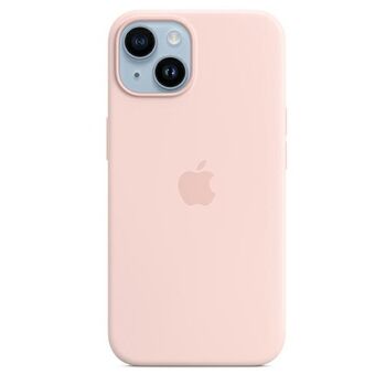 Fodral Apple MPT73ZM/A iPhone 14 Plus 6,7" MagSafe rosa/kritrosa silikonfodral