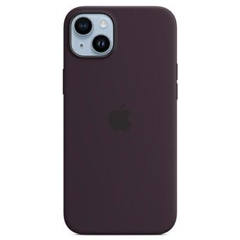 Fodral Apple MPT93ZM/A iPhone 14 Plus 6,7" MagSafe svart lila/flädersilikonfodral