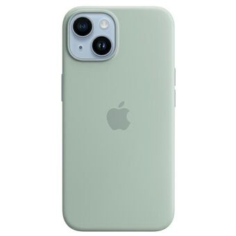 Apple MPTC3ZM/A iPhone 14 Plus 6,7" MagSafe grönt/saftigt silikonfodral