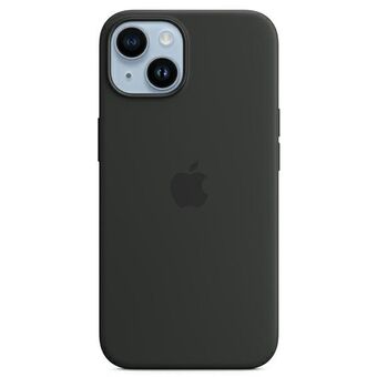 Apple MPT33ZM/A iPhone 14 Plus 6,7" MagSafe svart/midnight silikonfodral