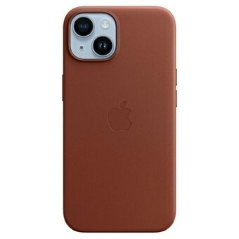 Apple MPP73ZM/A iPhone 14 6.1" umbra/umbra läderfodral MagSafe