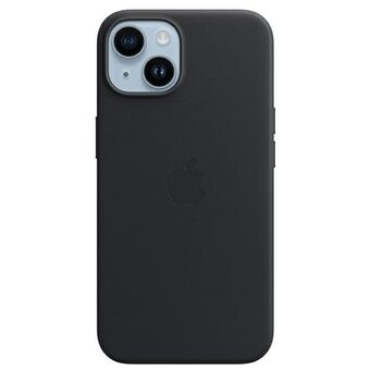 Apple MPP93ZM/A iPhone 14 Plus 6,7" svart/midnight läderfodral MagSafe