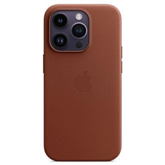 Apple MPPQ3ZM/A iPhone 14 Pro Max 6,7" umbra/umbra läderfodral MagSafe