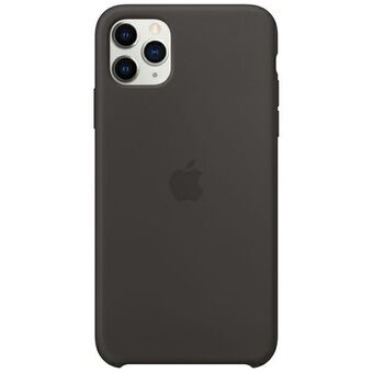 Fodral Apple MX002ZE/A iPhone 11 Pro Max svart/svart Kryt Pro silikonfodral