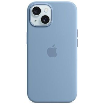 Etui Apple MT0Y3ZM/A iPhone 15 6.1" MagSafe vinterblått Syliconfodral
