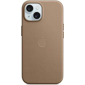 Etui Apple MT3C3ZM/A iPhone 15 / 14 / 13 6.1" MagSafe ljusbrun/taupe FineWoven Case