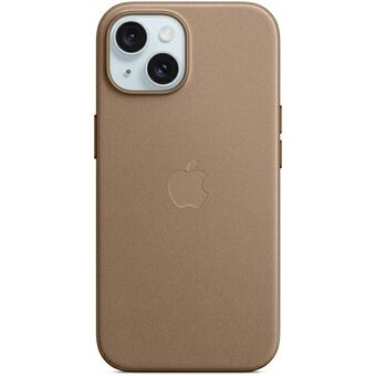 Etui Apple MT473ZM/A iPhone 15 Plus 6.7" MagSafe ljusbrun/taupe FineWoven Case