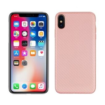 Carbon Fiber iPhone XR Fodral I Rosé Guld 