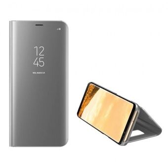 Clear View fodral Samsung A12/M12 silver/silver