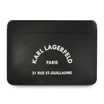 Karl Lagerfeld Sleeve KLCS133RSGSFBK 13" svart/svart Saffiano RSG