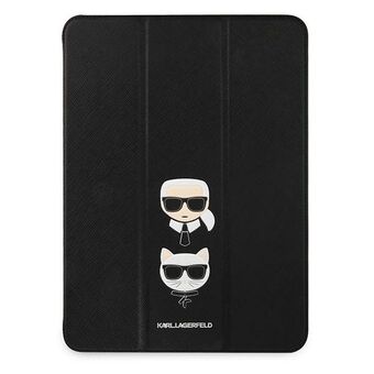 Karl Lagerfeld KLFC11OKCK iPad 11 " Pro 2021 Bokomslag svart / svart Saffiano Karl & Choupette