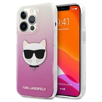 Karl Lagerfeld KLHCP13LCTRP iPhone 13 Pro / 13 6.1" hårdfodral rosa/rosa Choupette Head