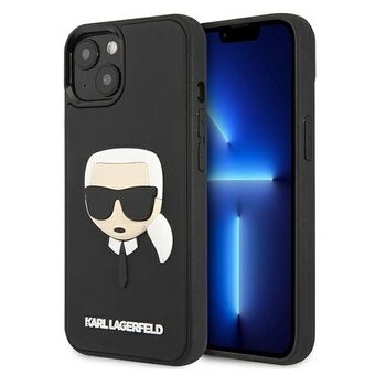 Karl Lagerfeld KLHCP13SKH3DBK iPhone 13 mini 5,4" svart/hårdskal 3D-gummi Karl\'s Head