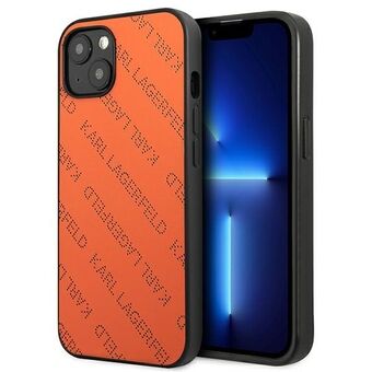 Karl Lagerfeld KLHCP13SPTLO iPhone 13 mini 5,4" hårdfodral orange/orange Perforerad Allover
