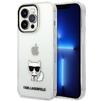 Karl Lagerfeld KLHCP14XCTTR iPhone 14 Pro Max 6,7" hårt skal genomskinlig/transparent Choupette Body