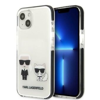 Karl Lagerfeld KLHCP13MTPEKCW iPhone 13 6.1" hårdfodral vit/vit Karl&Choupette