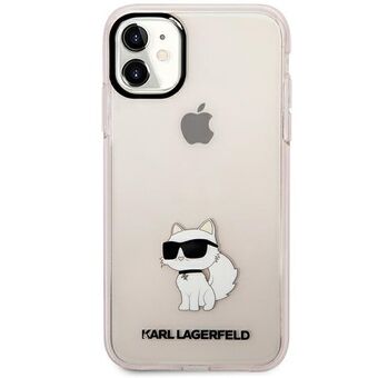 Karl Lagerfeld KLHCN61HNCHTCP iPhone 11 / Xr 6.1" rosa/rosa hårdfodral Ikonik Choupette